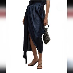 Adolfo Dominguez Gathered Pencil Skirt